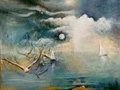 Tableau, paysage 4, huile, vente, Galerie Alain Arlettaz, Genève